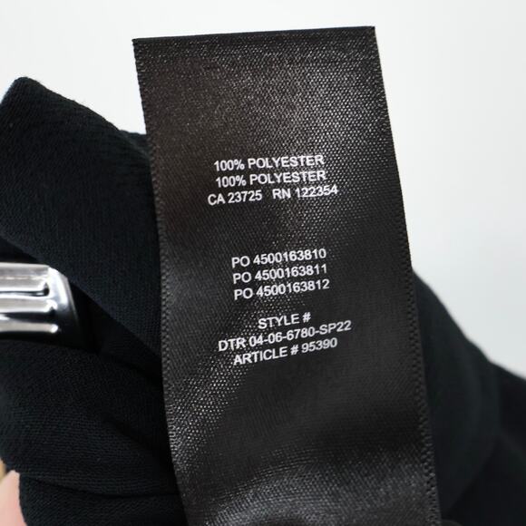 Wilfred Aritzia High Rise Paperbag Belted Tie Trouser Dress Short Black Size 14 - Picture 5 of 6